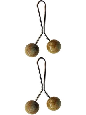 Venüs Shopping 2 Adet Tesettür Eşarp ve Şal Klipsi Hardal