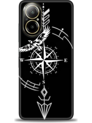 Mod Kılıf Realme 12 Lite 4g Kılıf Hd Baskılı Kılıf + 9h Nano Tam Kaplayan Ekran Koruyucu 90