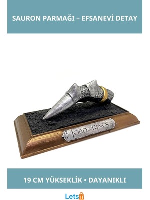 Letsii Yüzüklerin Efendisi Sauron Parmağı Polyester 19 cm Koleksiyon Figür