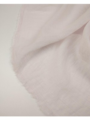Kumaş Parça Açık Pembe Renkte Bürümcüklü Vual (En 140 cm x Boy 250 Cm)