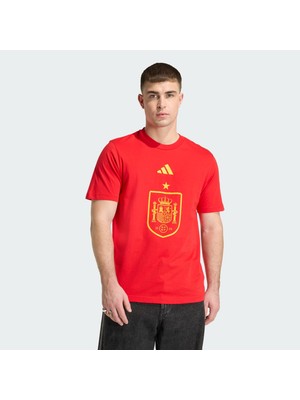 Adidas FIFA World Cup 26 İspanya DNA Graphic Tişört JZ2263 Kırmızı