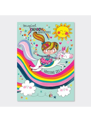 Smiggle Rachel Ellen - Magical Rainbow Adventure Mektup Yazma Seti