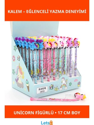 Letsii Unicorn Figürlü Yumurtlayan Kalem 17 cm