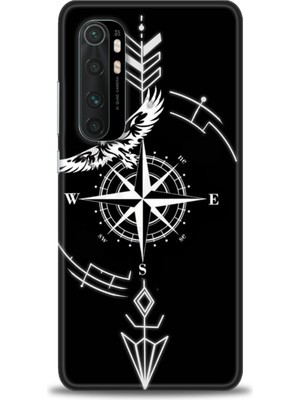 Mod Kılıf Xiaomi Mi Note 10 Lite Kılıf Hd Baskılı Kılıf + 9h Nano Tam Kaplayan Ekran Koruyucu 90