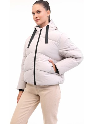 Lumberjack Wl 2nora 5pr Gri Kadın Kısa Kaban