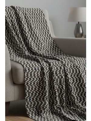 Mulberry Desenli Polar Battaniye Çift Kişilik 195X215 cm