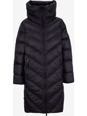 Discovery Expedition D5WL-MNT3504 Siyah Standart Düz Kadın Kaban