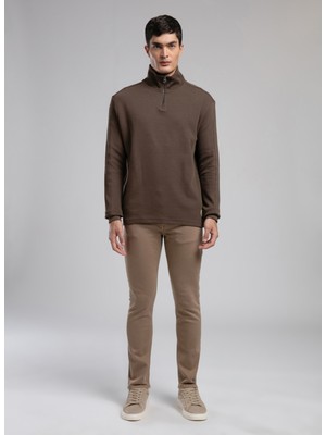 Lee Cooper Jagger Normal Bel Dar Kesim Düz Paça Bej Erkek Pantolon