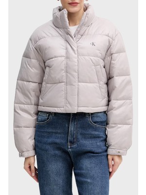 Calvin Klein Kapitoneli Regular Fit Dik Yaka Şişme Mont LV047D504GQJL Bayan Mont LV047D504G Qjl
