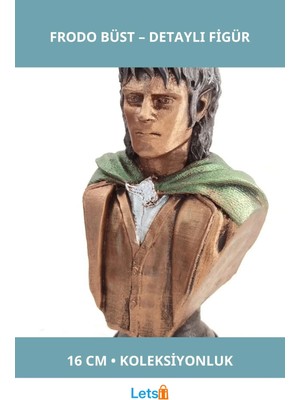 Letsii Frodo Baggins Büyük Boy Büst Yüzüklerin Efendisi