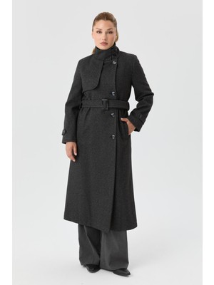 Doque Kışlık Kaşe Kadın Kaban Spor Genç Model 57030