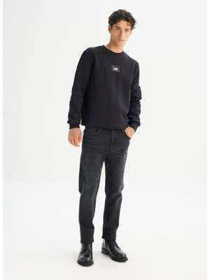 Lee Normal Bel Straight Siyah Erkek Denim Pantolon ML733011EV Siyah Denim Pantolon