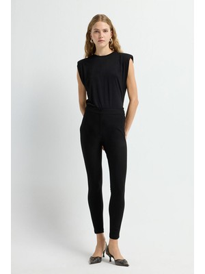 Adl Yüksek Bel Tayt Pantolon Siyah 17334248002