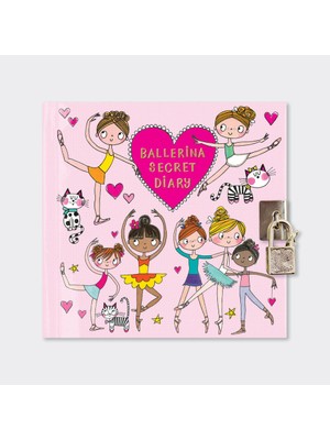 Smiggle Rachel Ellen - Ballerina Kitlenebilir Gizli Günlük