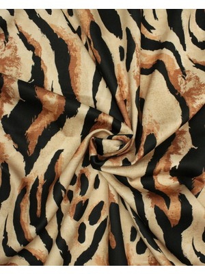 Sardo Kumaş Hayvan Desenli Dijital Baskılı Scuba Kumaş / En 1,50 cm - Elbise , Perde ve Kırlent