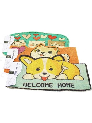 Venüs Shopping HAYVAN FİGÜRLÜ   37X57CM   KAUÇUK PLASTİK  KAPI PASPASI (4887)