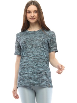 Ghassy Co. Kadın Nem Emici Aktif Gym Fitness Koşu Performans Outdoor Spor Tshirt