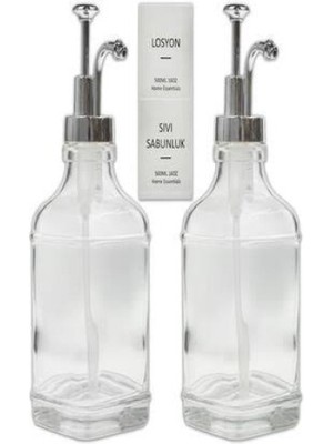 ForWhat Büro Ev Ofis Banyo Mutfak Düzeni Için Krom Cam Sıvı Losyon Sabunluk