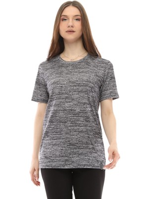 Ghassy Co. Kadın Nem Emici Aktif Gym Fitness Koşu Performans Outdoor Spor Tshirt