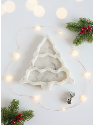 Me Gusta Home Mermer Yılbaşı Ağaçlı Çerezlik