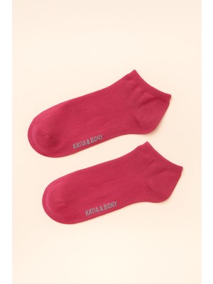 Katia & Bony Kız Çocuk Step Çorap Koyu Pembe