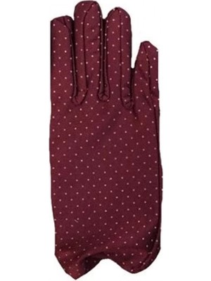 MiraLive Bordo Renk Puanlı Çocuk Eldiveni (K95)