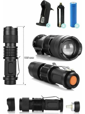 Datatek Zoomlu El Feneri Su Geçirmez El Feneri Kama Star KM82