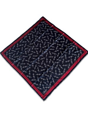 Az Hatalı Polyester La Boutique Siyah Karma Desen Eşarp 1164 - 03  34769