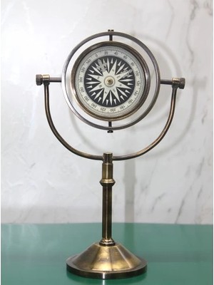 Datatek Pirinç Masa Üstü Pusula Model 4