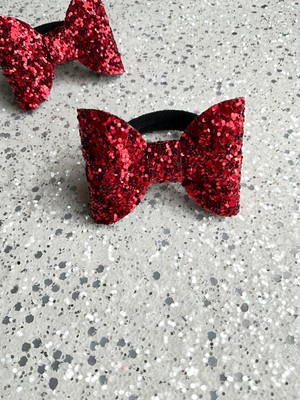 Glitter Payet Parlak Fiyonk 2’li Lastik Toka