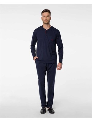 Venüs Shopping Pijalux Uzun Kollu  Erkek  Pijaması 2053