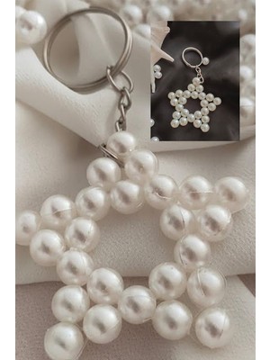 Gampus İnci Yıldız Anahtarlık ve Çanta Aksesuarı, Dekor Anahtarlık