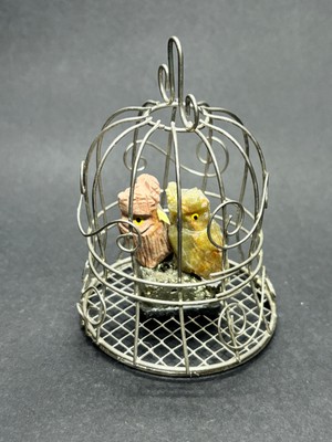 Gemsartdeco Özel Kafesli Zenginlik Doğaltaş Objesi