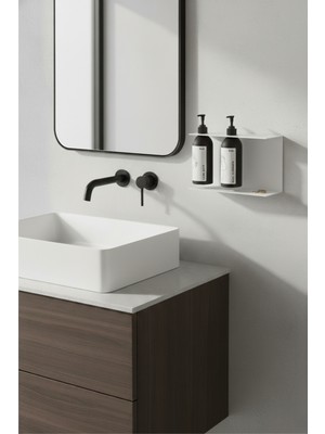 Grandmix Banyo & Mutfak Metal Sıvı Sabunluk Düzenleyici Raf