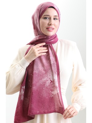 Karaca Doğal Elyaf Şal 82010-03 Fuşya