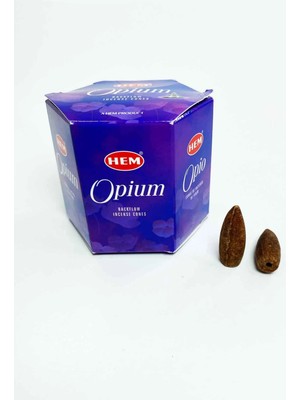 Venüs Shopping 10 Adet Geri Akış Backflow Şelale Tütsü Konisi Tütsü Back Opium Çiçeği Kokulu