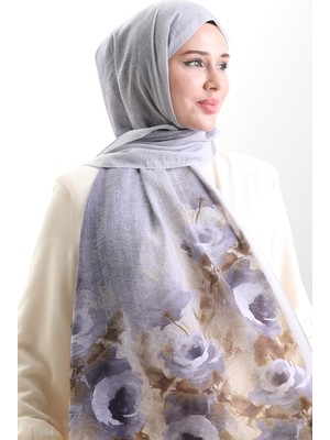 Karaca Doğal Elyaf Şal 82009-14 Lila