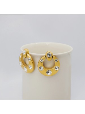 Shine of Magic Jewelry Aurevia Earring | Çelik Küpe