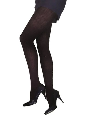 Venüs Shopping Daymod Kadın Zerde Desenli Micro Külotlu Çorap