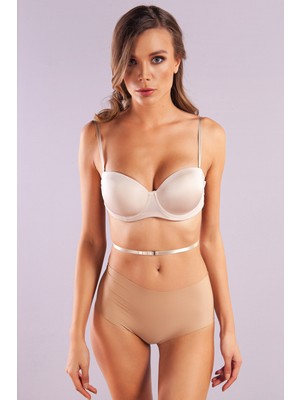 Venüs Shopping Gill Low Back Bra, Ten Konforlu ve Şık Sütyen