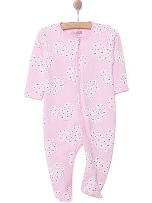 Hellobaby Yenidoğan Kız  Patikli Tulum Kız Bebek