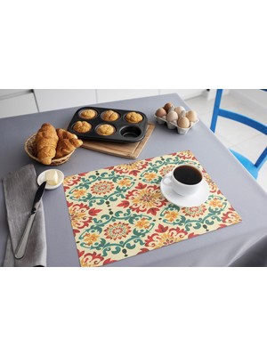 TURKISHRUG KINGDOM Yıkanabilir 30X40 Renkli Amerikan Servisi