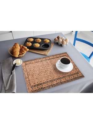 TURKISHRUG KINGDOM Çok Renkli Yıkanabilir Sofra Altlığı 30X40