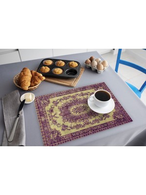 TURKISHRUG KINGDOM Modern Desenli Polyester Sofra Altlığı