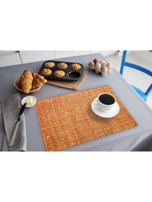 TURKISHRUG KINGDOM Yıkanabilir Modern Renkli Amerikan Servisi