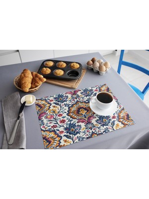 TURKISHRUG KINGDOM Çok Renkli Renk Geçişli Yıkanabilir Supla