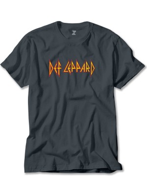 Def Leppard Logo Füme Tişört Liyada