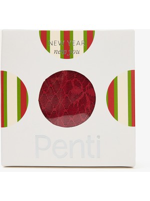 Penti Kırmızı Easy Lace Hipster Külot