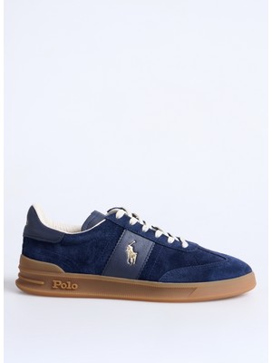 Polo Ralph Lauren Lacivert Erkek Günlük Ayakkabı Hrt Aera Pp-Sneakers-Low Top Lace