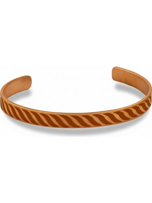 Tesbihane Erkek Bakır Bileklik - Modern Tasarım - Esnek Yapılı